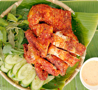 Gà nướng muối ớt